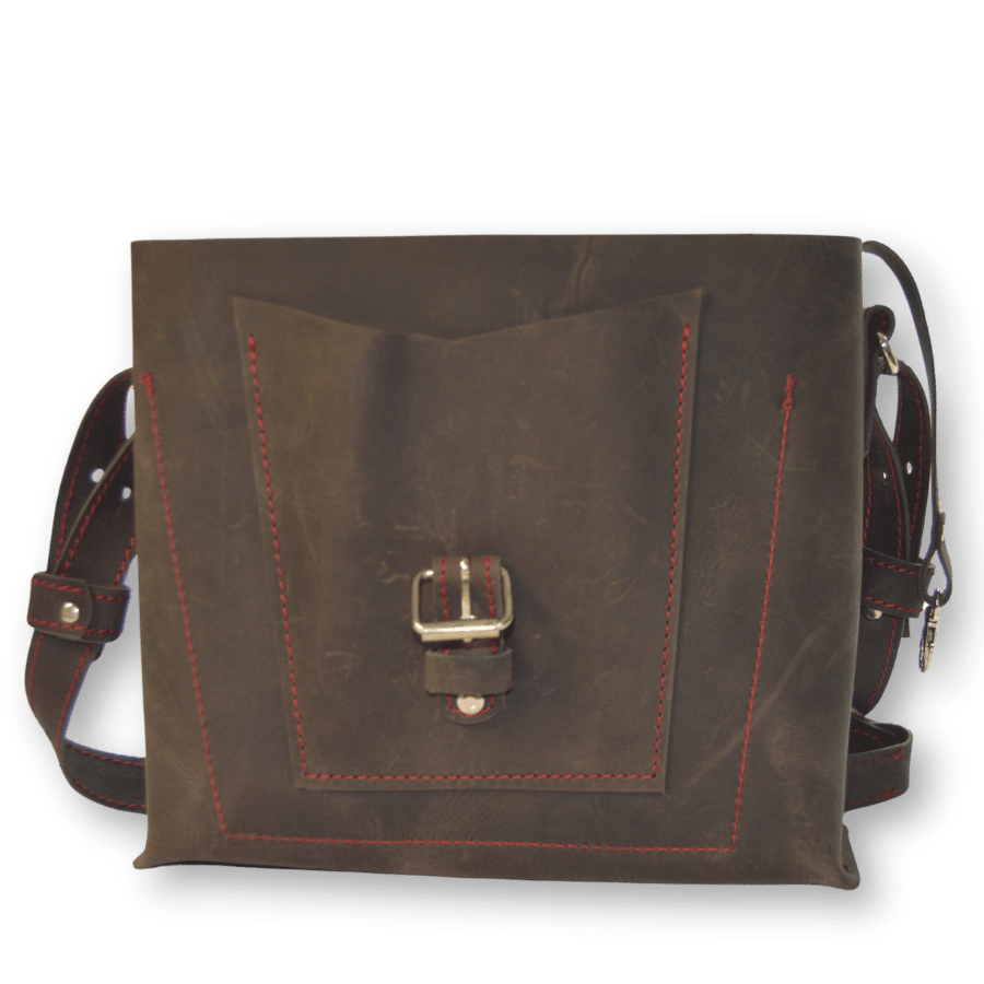 Bag Messenger leather - Image 3